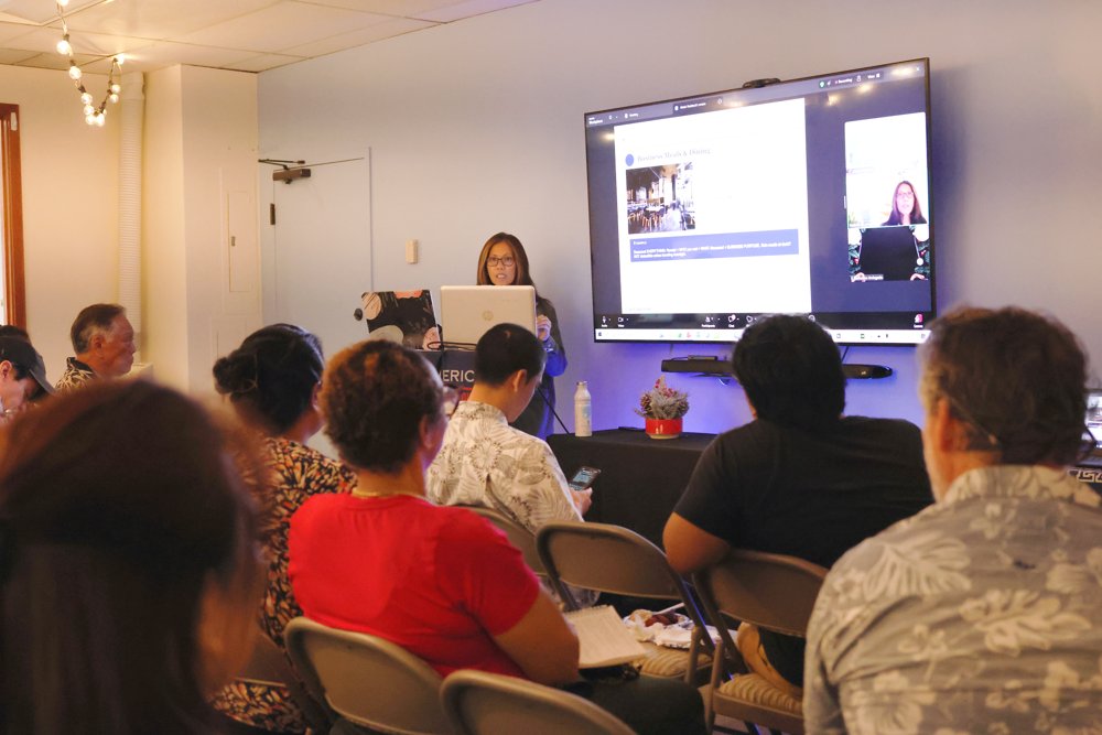 Alexis teaching tax-saving strategies to an audience